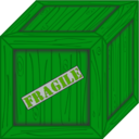 download Wooden Crate clipart image with 90 hue color