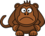 Angry Cartoon Monkey
