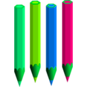 download Pencils clipart image with 90 hue color