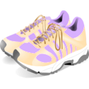 download Sneakers clipart image with 90 hue color
