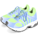 download Sneakers clipart image with 270 hue color
