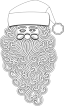 Santa 1 Outline