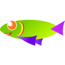 download Caribbean Fish clipart image with 0 hue color