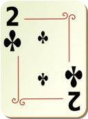 Ornamental Deck 2 Of Clubs