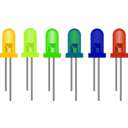 download Light Emiting Diodes clipart image with 45 hue color