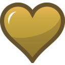 download Green Heart Icon clipart image with 315 hue color