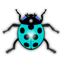 download Ladybug clipart image with 180 hue color