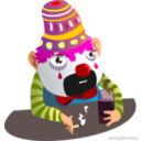 download Payaso Triste clipart image with 0 hue color