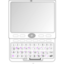 download Qwerty Slider Phone clipart image with 45 hue color
