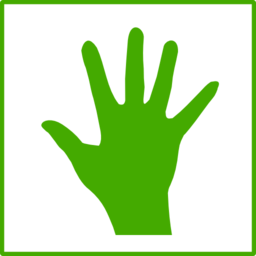 Eco Green Hand Icon