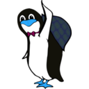 download Turtle Penguin clipart image with 180 hue color