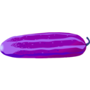 download Cucumber clipart image with 180 hue color