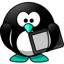 download Modern Penguin clipart image with 135 hue color