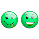 download Smiley clipart image with 90 hue color