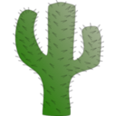download Cactus clipart image with 0 hue color