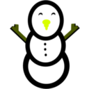 download Snowman clipart image with 45 hue color
