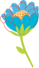 Blue Flower Vector