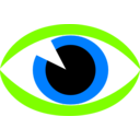 download Eye Sign clipart image with 90 hue color