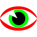 download Eye Sign clipart image with 0 hue color
