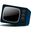 download Old Television clipart image with 180 hue color