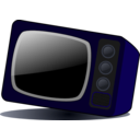 download Old Television clipart image with 225 hue color