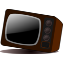 download Old Television clipart image with 0 hue color