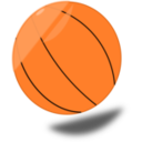download Basket Ball clipart image with 0 hue color