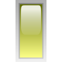 download Led Rectangular V Green clipart image with 315 hue color