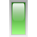 download Led Rectangular V Green clipart image with 0 hue color
