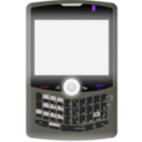 download Blackberry Curve 8330 clipart image with 270 hue color