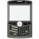 download Blackberry Curve 8330 clipart image with 315 hue color