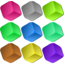 download Game Marbles Cubes clipart image with 90 hue color