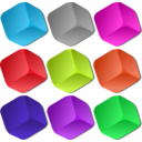 download Game Marbles Cubes clipart image with 315 hue color