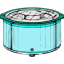 download Crockpot clipart image with 135 hue color