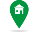 download Green Home Icon clipart image with 0 hue color