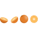 download Oranges clipart image with 0 hue color