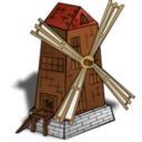 download Rpg Map Symbols Windmill clipart image with 0 hue color