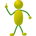 download Stickman 10 clipart image with 225 hue color