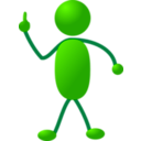 download Stickman 10 clipart image with 270 hue color