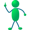 download Stickman 10 clipart image with 315 hue color