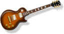Lp Guitar With Flametopfinish