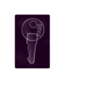 download X Ray Key clipart image with 90 hue color