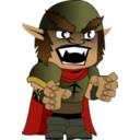 download Orc Chibi clipart image with 0 hue color