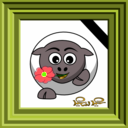 download Sheep Dead Smiley Emoticon clipart image with 45 hue color