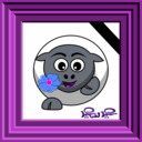 download Sheep Dead Smiley Emoticon clipart image with 270 hue color