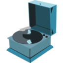 download Phonograph Player clipart image with 180 hue color