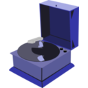download Phonograph Player clipart image with 225 hue color