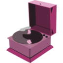 download Phonograph Player clipart image with 315 hue color