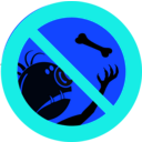 download Do Not Feed The Trolls clipart image with 180 hue color
