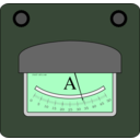 download Ampermeter clipart image with 90 hue color